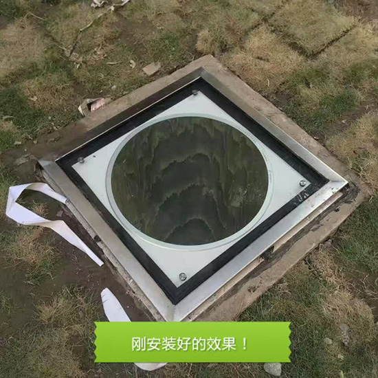 導光管采光系統剛安裝好的效果